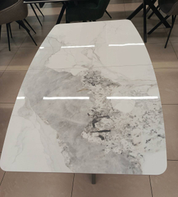 Стол АРИЗОНА 130 PANDORA LIGHT, керамика / ЛАТТЕ, М-City