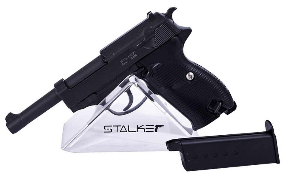Пистолет Stalker SA38 Spring Walther P38, кал.6мм