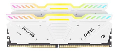 Оперативная память 32GB Kit (2x16GB) GEIL Polaris RGB 5600Mhz DDR5 CL38 GOSW532GB5600C38ADC White
