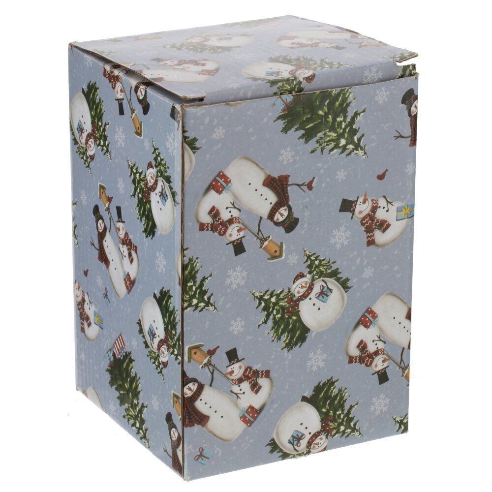 GAEM Ёмкость для сыпучих продуктов "Новогодний подарок",,, 850 мл, L11,5 W11,5 H17 см