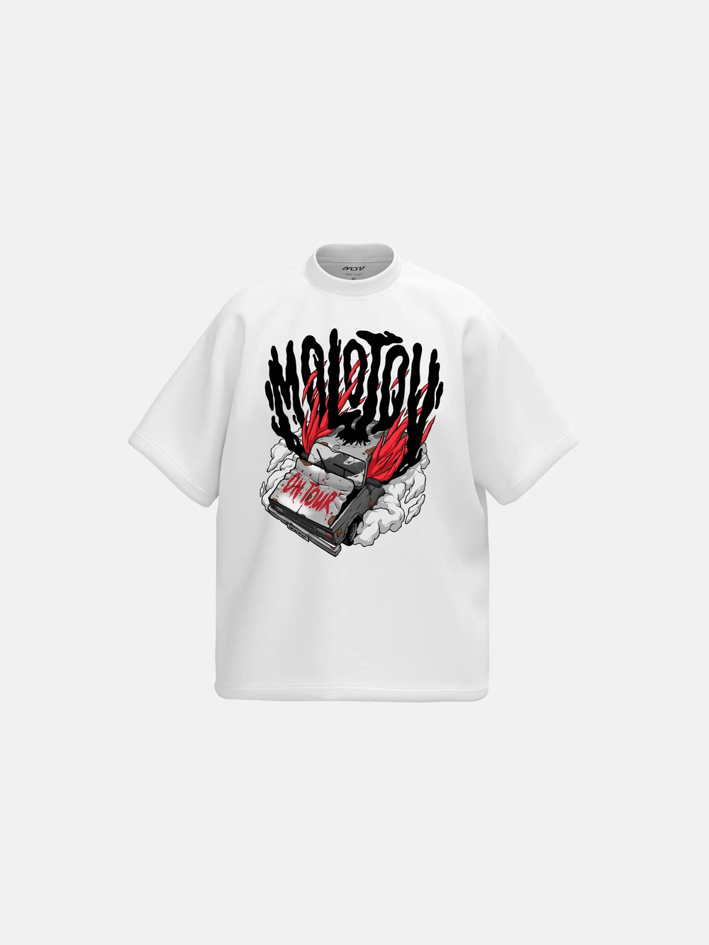 Футболка MLTV Firecar White