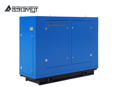Дизельный генератор Азимут АД-24С-Т400-2РПМ11 Azimut в капоте с автозапуском
