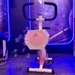 Детский велотренажер с мыльными пузырями