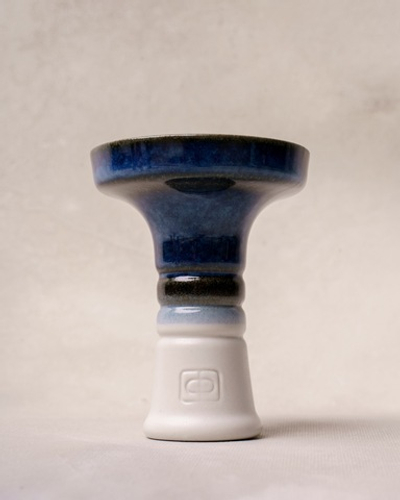 Чаша Форма Phunnel - Белый/синий (с глазурью)