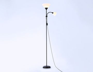 Светильник напольный с выключателем на проводе 1*E27/1*E14 TR97629/2 BK чёрный Traditional Floor Ambrella