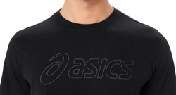 Мужская теннисная футболка Asics Logo Short Sleeve T-Shirt - черный