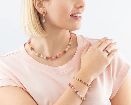 Серьги Coeur de Lion Rose-Orange 4905/21-1902