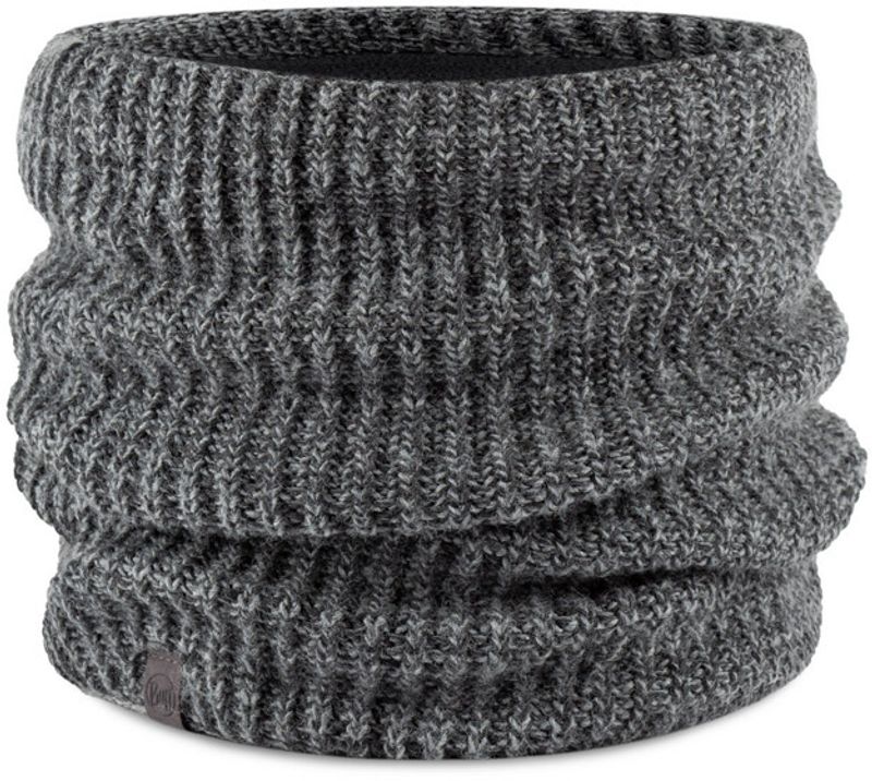 Вязаный шарф-труба с флисом Buff Neckwarmer Knitted Polar Vaed Grey Heather Фото 4