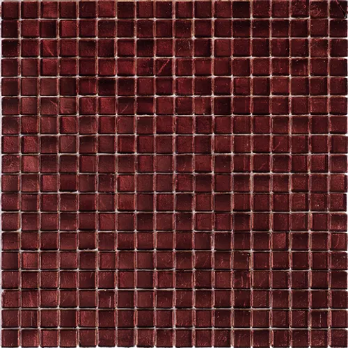 B32 Мозаика одноцветная чип 15 стекло Alma Mono Color коричневый квадрат глянцевый