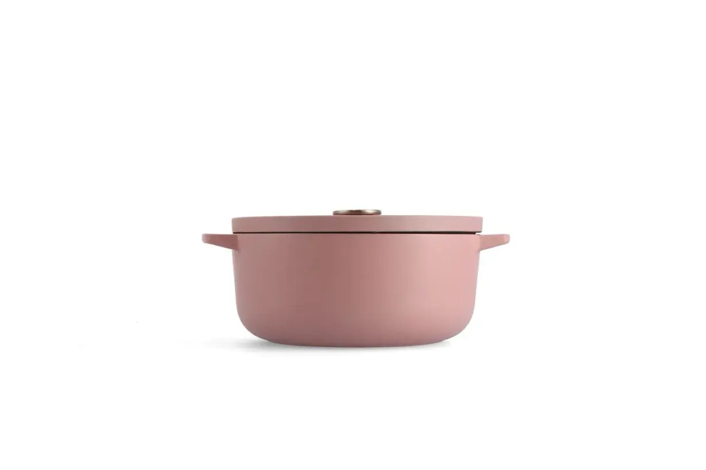 KitchenAid Чугунная кастрюля 26 см 5,2 л розовая