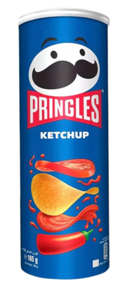 Чипсы Pringles со вкусом кетчупа