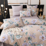 Комплект постельного белья Делюкс Сатин 100% хлопок на резинке LR611