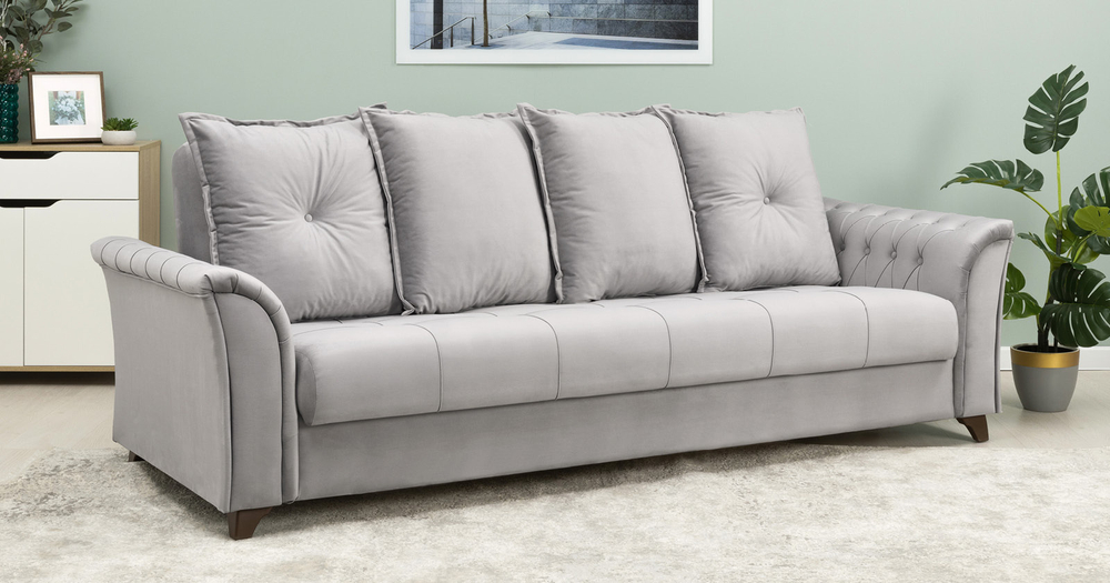 Ирис диван-кровать (светло-серый)