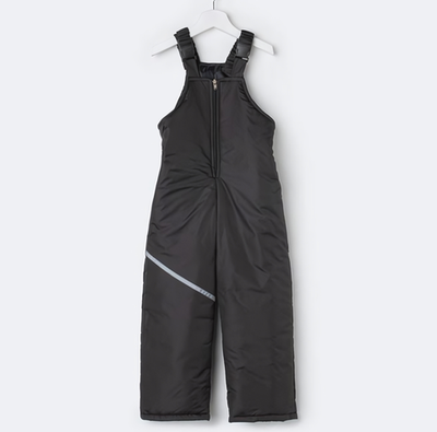 Полукомбинезон А.2607-07, черный, р. 122-128 см синтепон 200 гр 5054942