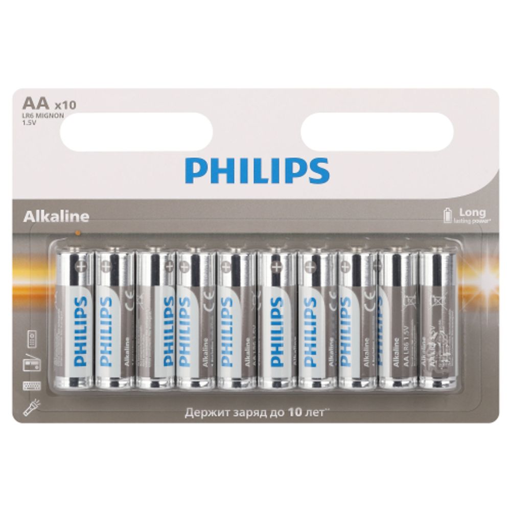 Philips | Батарейки Щелочные (Алкалиновые)