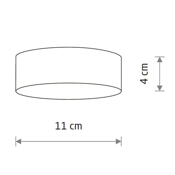 Потолочный cветильник Nowodvorski Lid Round Led Black 10415