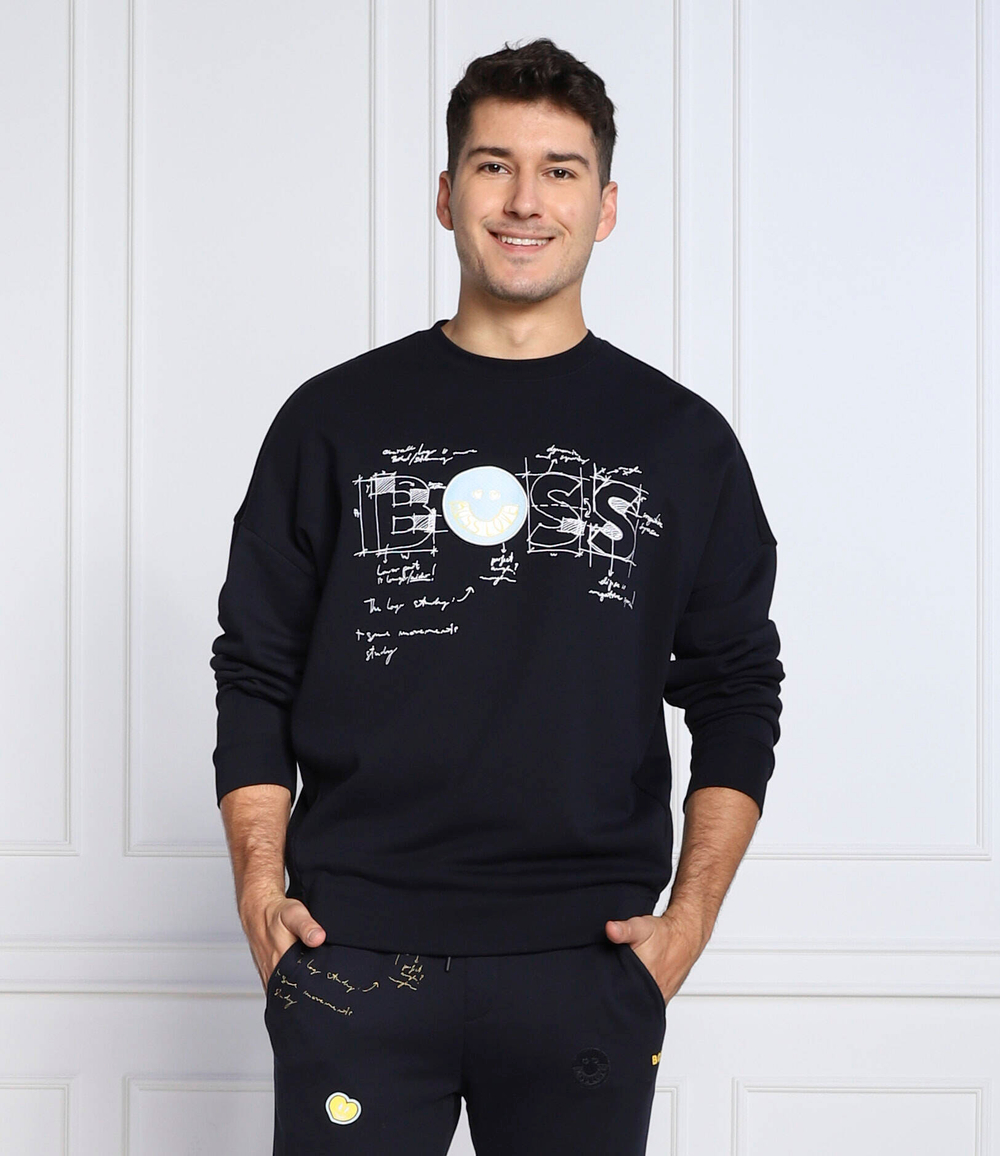 Худи BOSS GREEN - темно-синий(50471934)