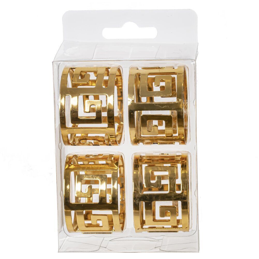 GAEM Набор из 4-х колец для салфеток, L11 W4,5 H8 см