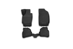 Коврики 3D в салон подходит для VOLKSWAGEN Polo (V, Vp) 2009-2020, хэтчбек, 4 шт. (полиуретан) Element.NLC.3D.51.28.210KH