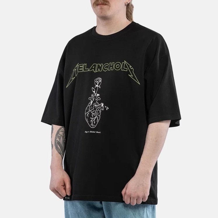 Футболка HAIDED MELANCHOLY, черный