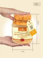 Мёд донниковый натуральный Берестов 500 г стеклянная банка