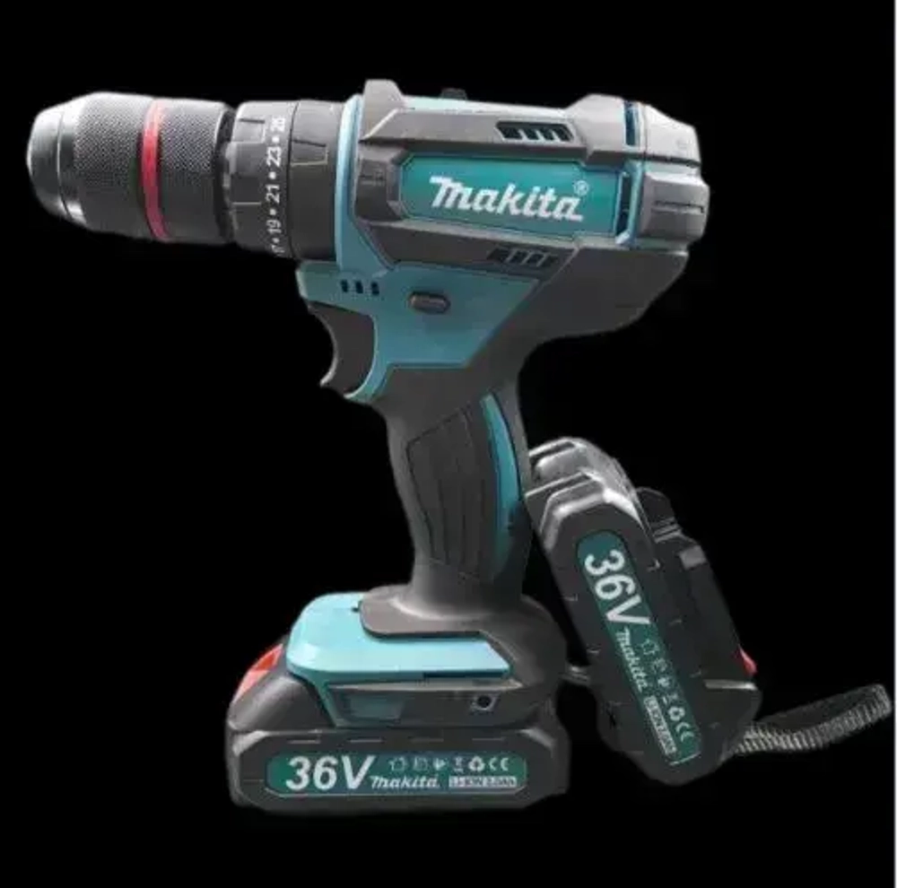 Шуруповерт, 36 В, 2 АКБ