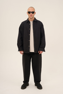 Рубашка KUL'TURA "DENIM COWBOY" Черный