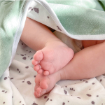 Двусторонний велюровый плед Mjölk Magic Mint