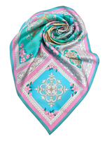 Платок «Романтическая Александрия» голубой