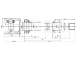 ШРУС внутренний правый UNIO CVJ-30113
