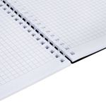 Тетрадь обложка пластик, А4 80 л., гребень мягкий (силиконовый), клетка, BRAUBERG, бежевая, 405354