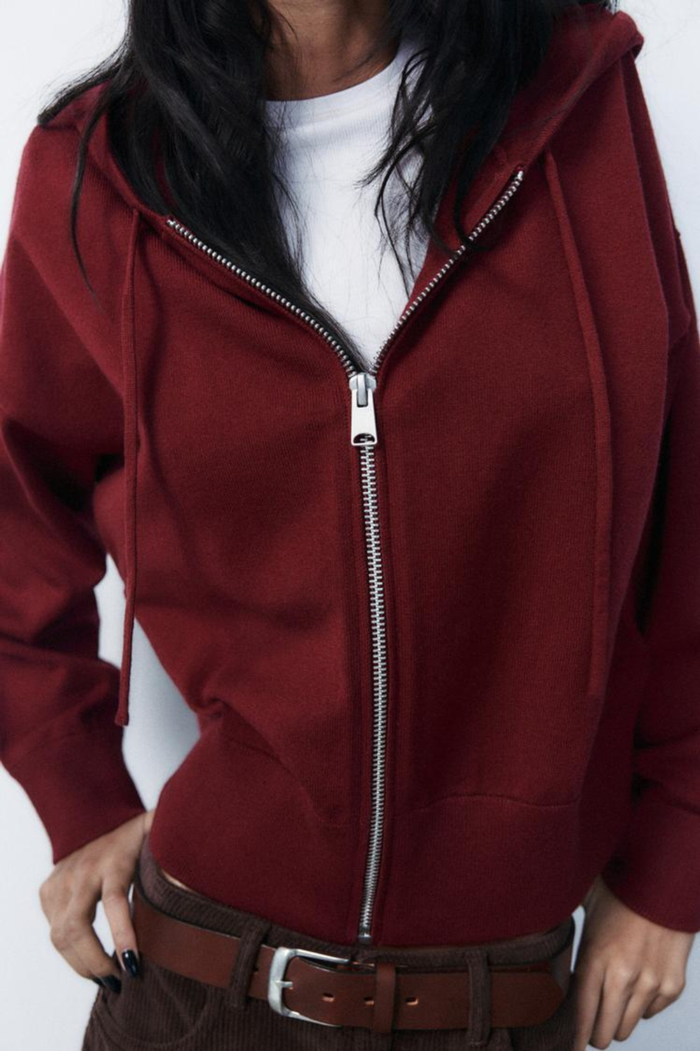 ZARA ХУДИ, ЦВЕТ БУРГУНДСКОГО ВИНА