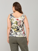 Майка М-040/молоко-акварельгортензия