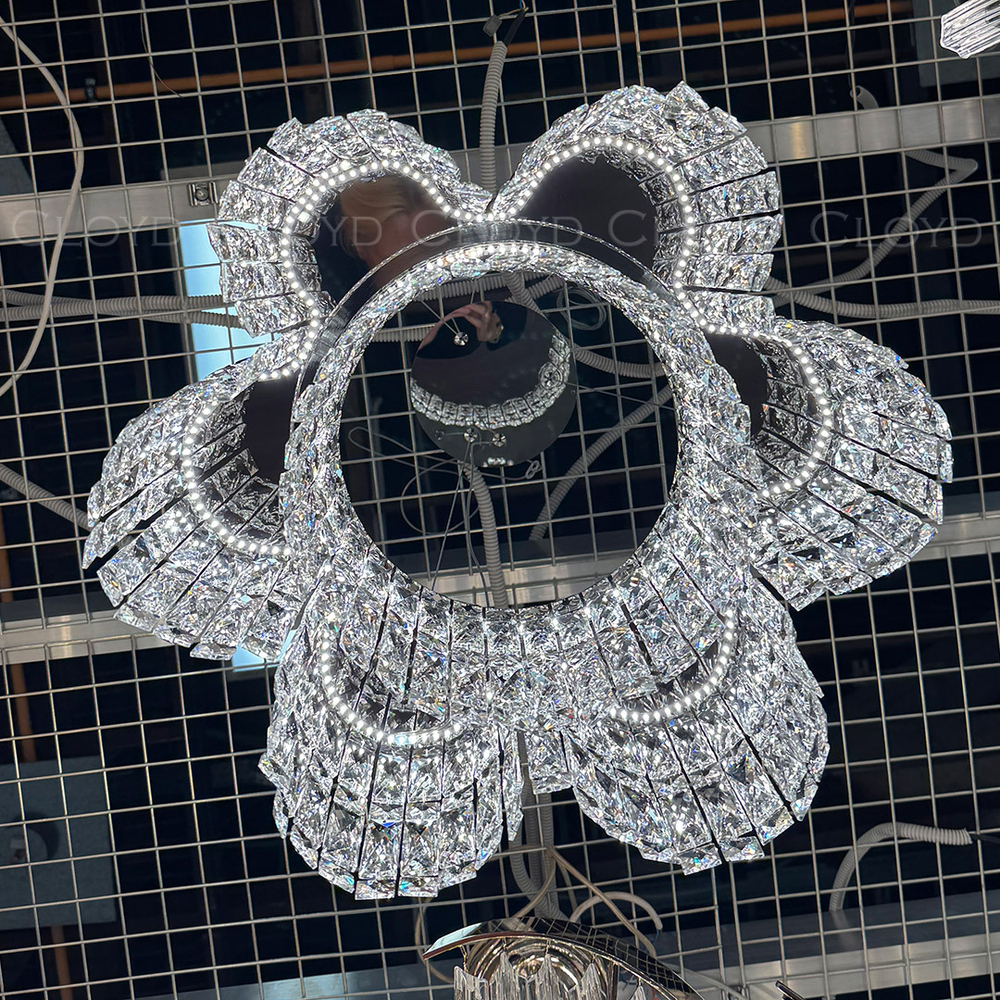 Люстра Cloyd ANTREA-B C1 / Ø60 см - хром (арт.11627)