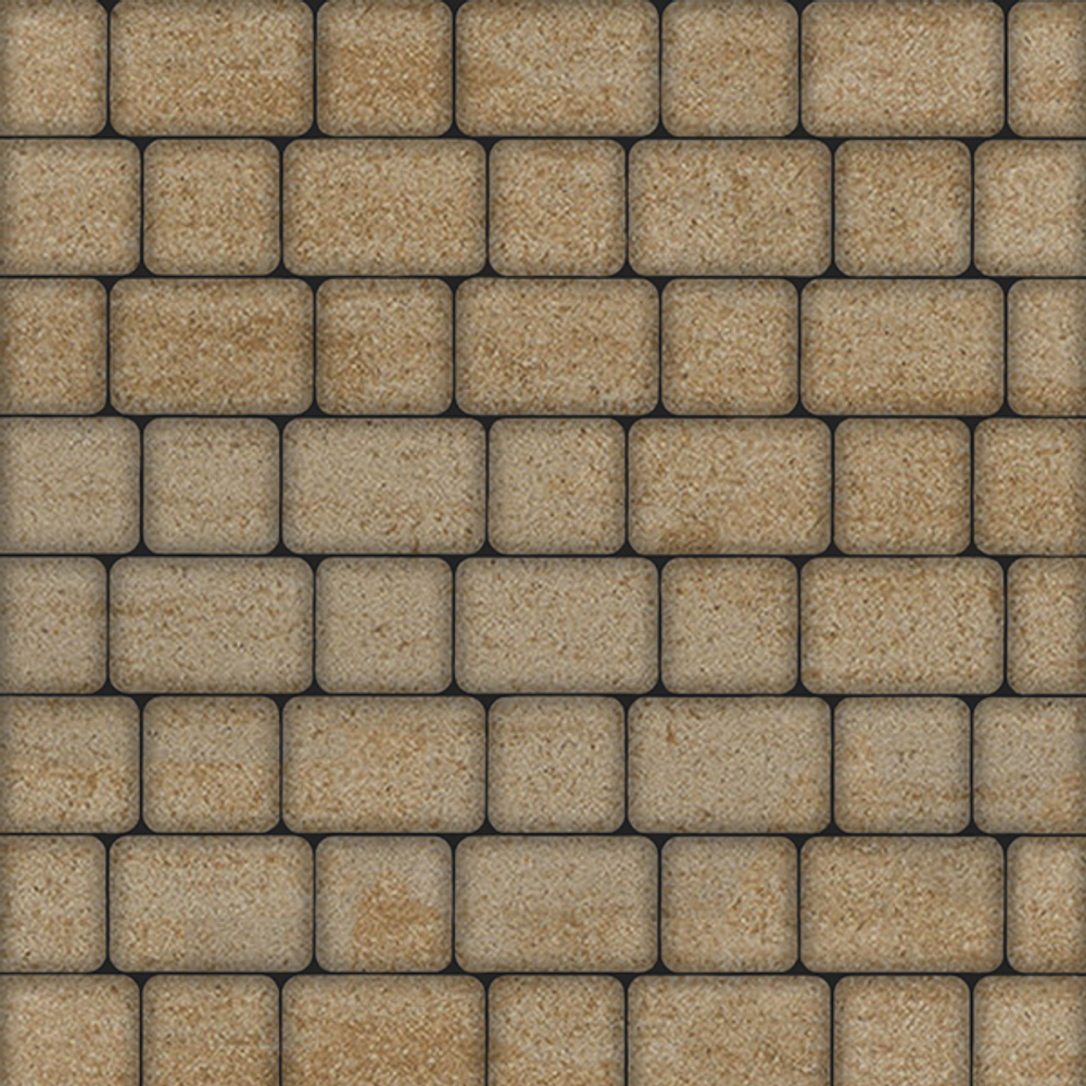 Тротуарная плитка КЛАССИКО - Искусственный камень Степняк, комплект из 2 видов плит