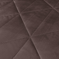 Велюровое покрывало в клетку OVL037