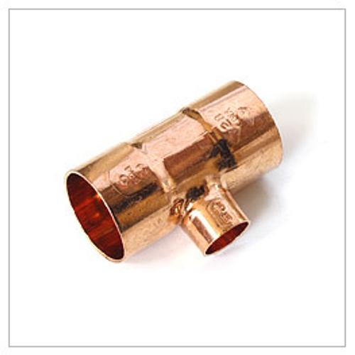 Тройник переходной медный 12х10х12 мм