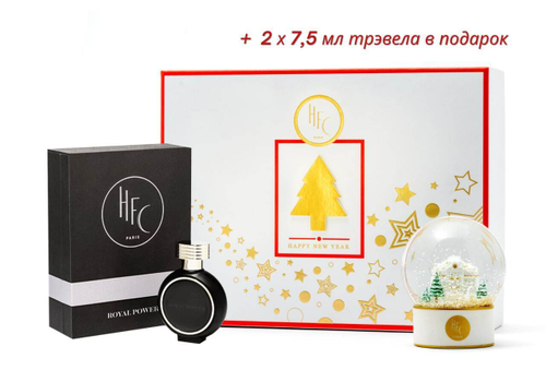 Новогодний набор HAUTE FRAGRANCE COMPANY Парфюмерная вода Royal Power со стеклянным шаром + подарок