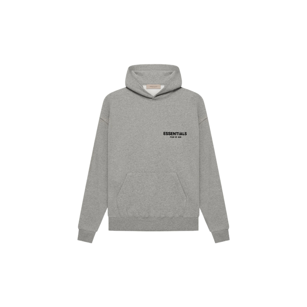Худи Fear of God Essentials Hoodie Dark Oatmeal, FOG-SS22-946