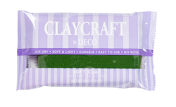 Полимерная глина CLAYCRAFT BY DECO, самоотвердевающая, цвет Зеленый, 55 гр