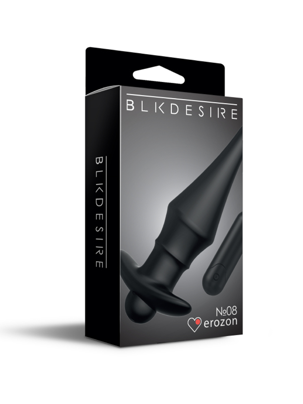 Анальная перезаряжаемая пробка Erozon Cone-Shaped Butt Plug