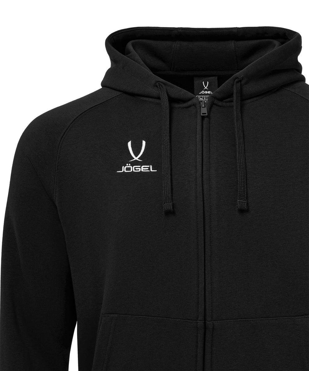 Худи JÖGEL ESSENTIAL Club reglan Cotton Zip Hoodie 99, черный
