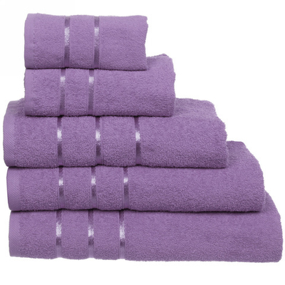 Полотенце махровое 30*60см «LUNA» цвет сиреневый 10250 плотность 360гр/м2