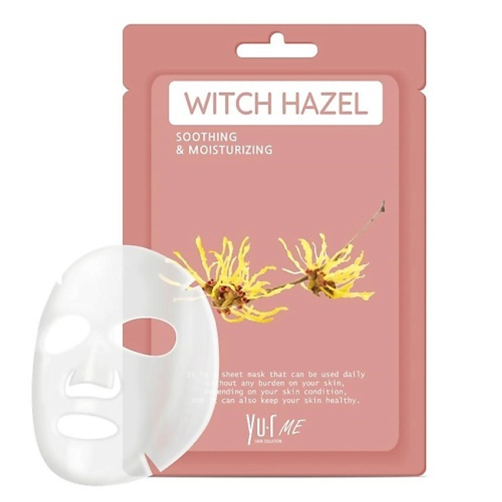 Маска тканевая с экстрактом гамамелиса YU.R ME Witch hazel sheet mask, 25 г