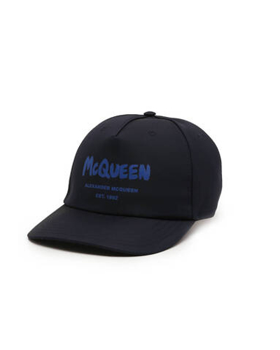 кепка tonal graffiti Alexander McQueen - темно-синий(667778 4404Q)