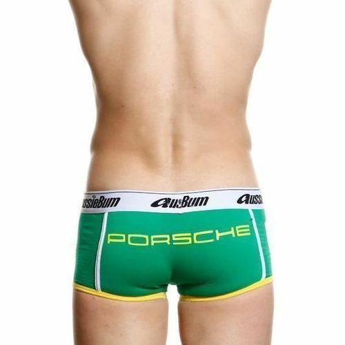 Мужские трусы хипсы AussiBum Porsche зеленые AB00237