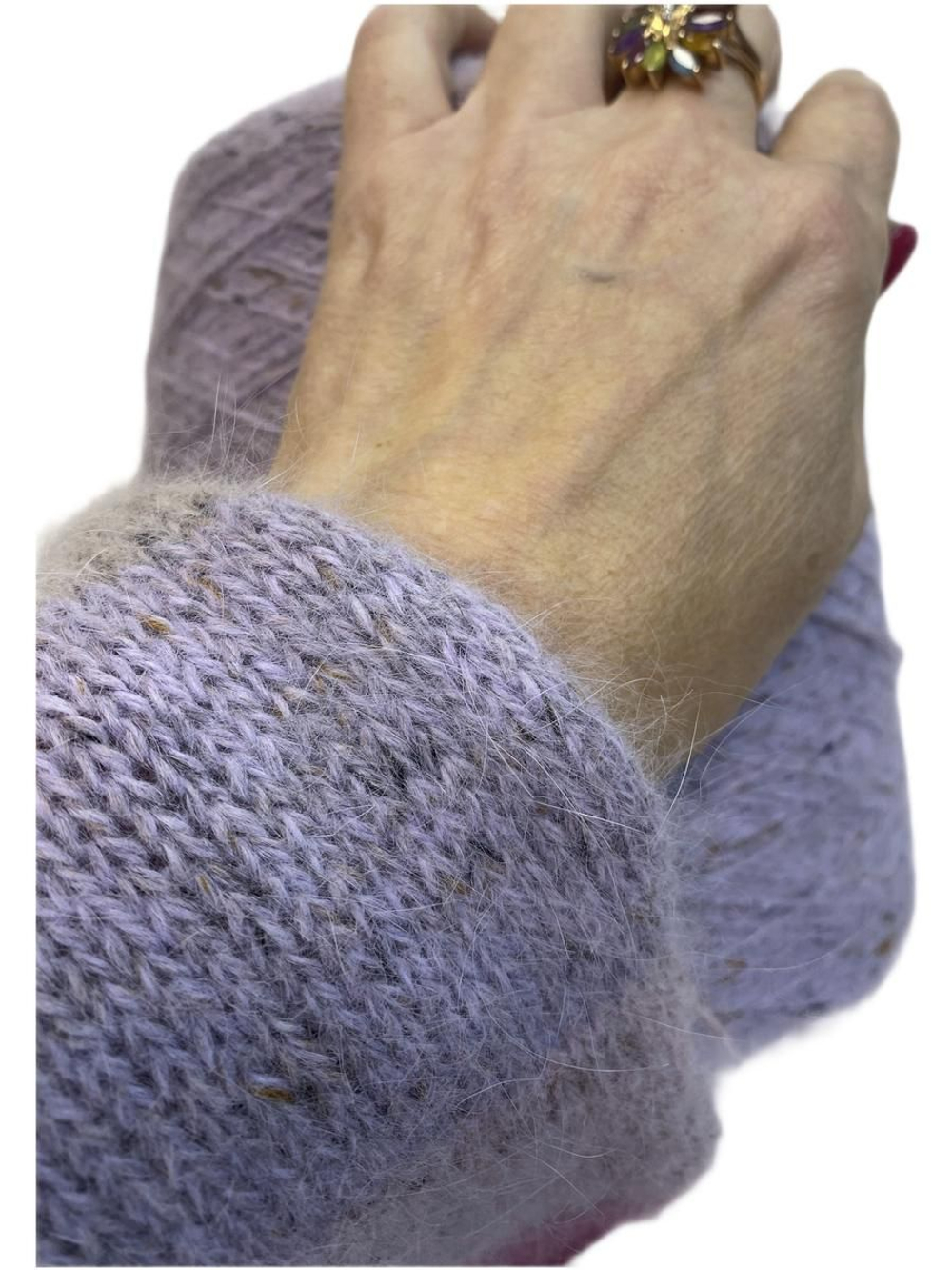 Пряжа на бобине Ангора Твид (Италия) 75% ангора 5% вискоза 20% п/а 100г-450м 200г