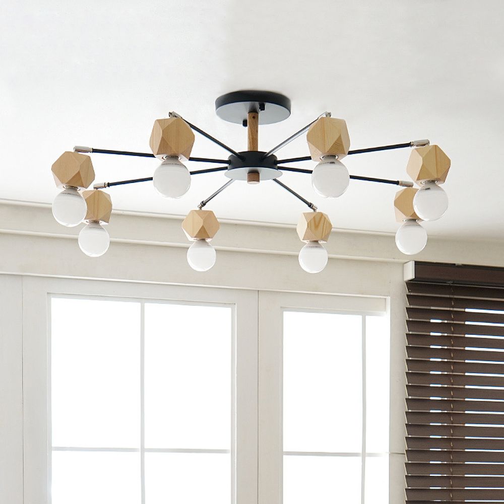 Потолочная Люстра Jx D90 Black By Imperiumloft