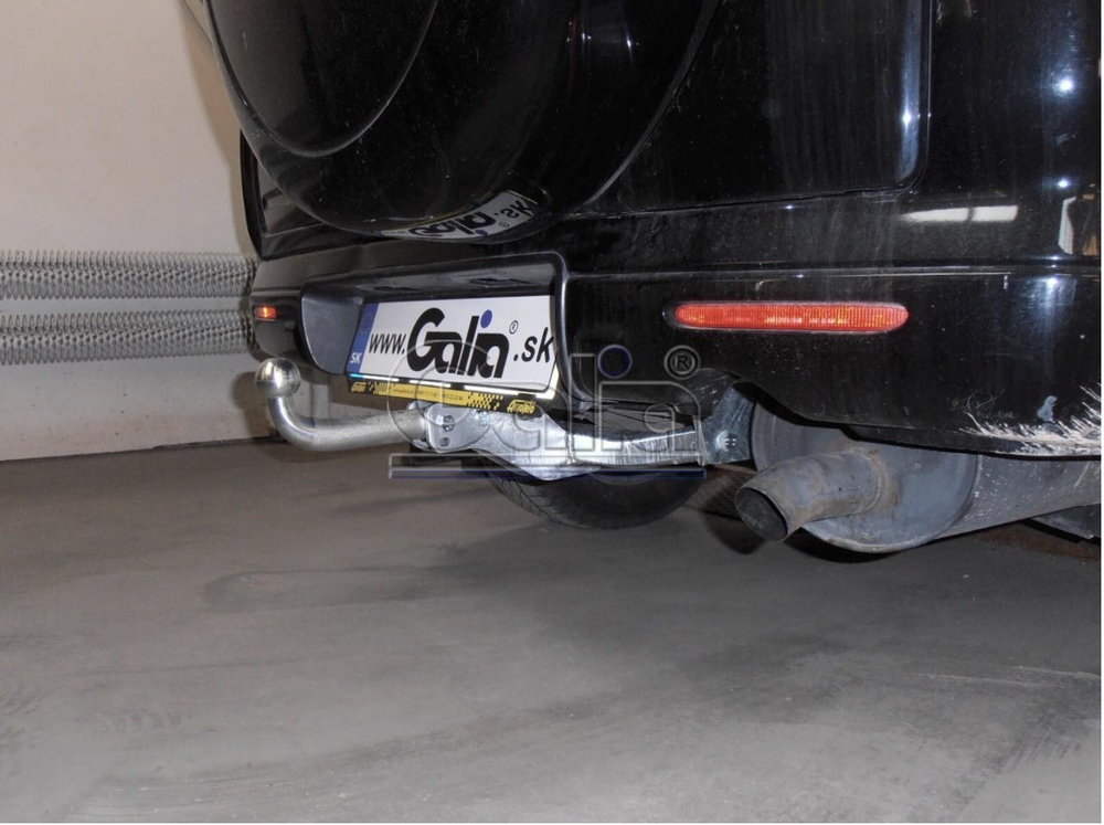 Оцинкованный фаркоп на Honda CR-V 2002-2007 (без электрики), Galia H050C
