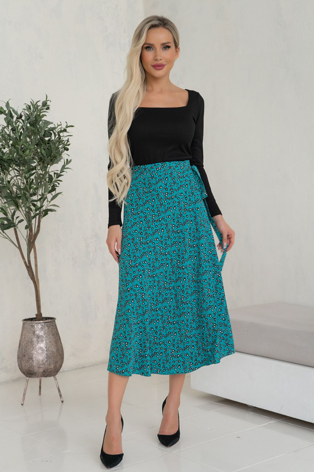 Юбка (изумрудный) Ю11-15/5 Nikol